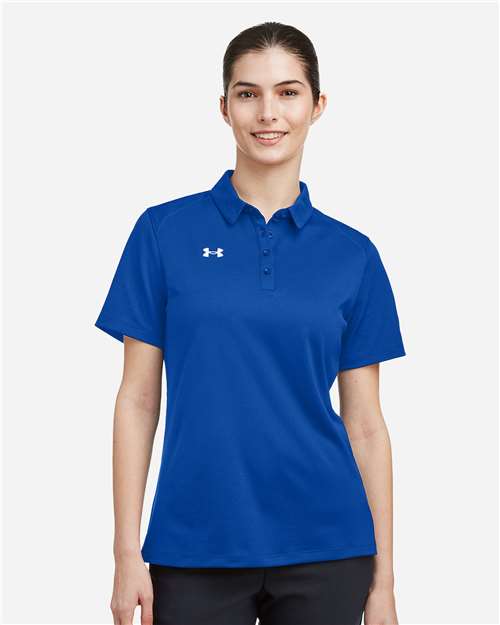 Under Armour Women's Tech™ Polo - 1370431 Royal- White