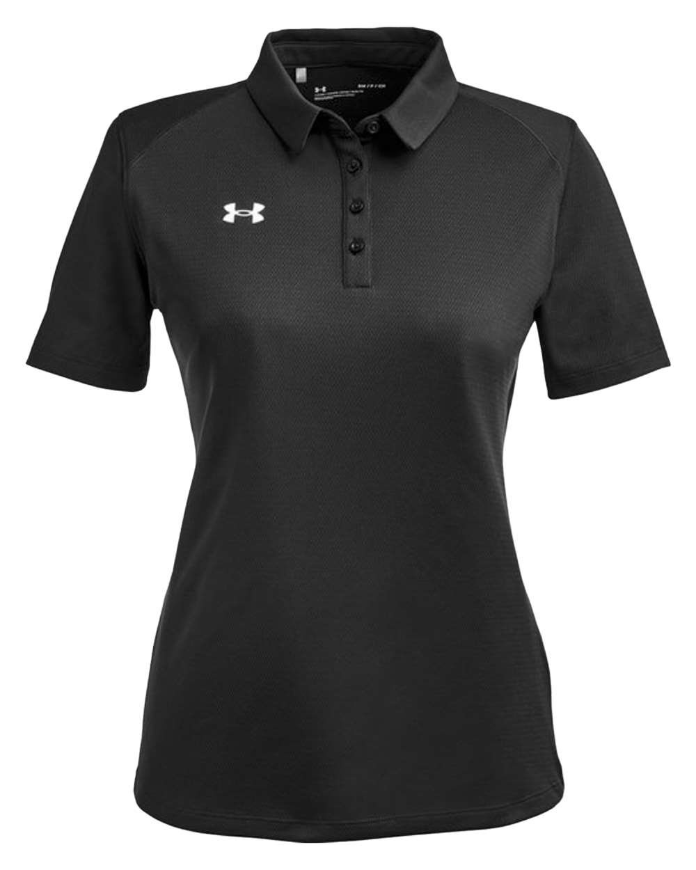 Under Armour Women's Tech™ Polo - 1370431 Black- White