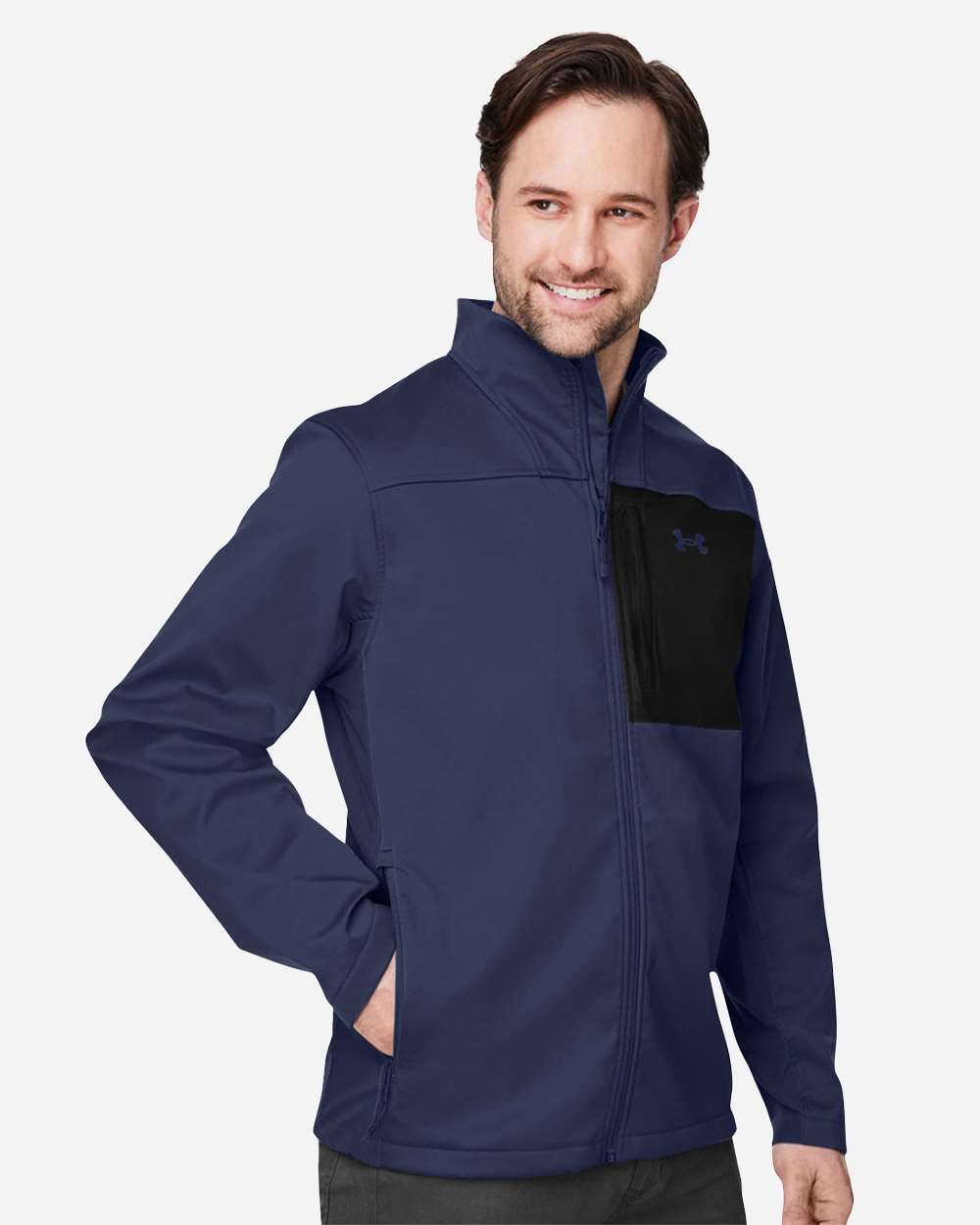 Under Armour Men's ColdGear® Infrared Shield 2.0 Jacket - 1371586 Midnight Navy- Midnight Navy