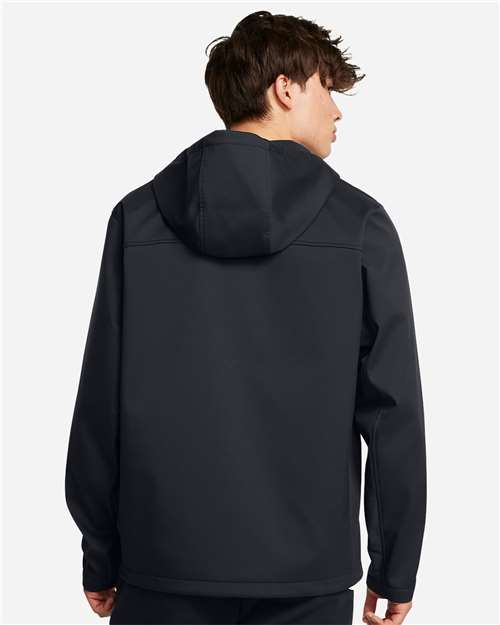 Under Armour Men's ColdGear® Infrared Shield 2.0 Hooded Jacket - 1371587 Black- White