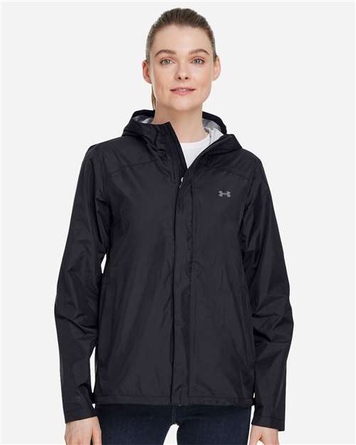 Under Armour Women's Cloudstrike 2.0 Jacket - 1374645 Black- PTC Grey