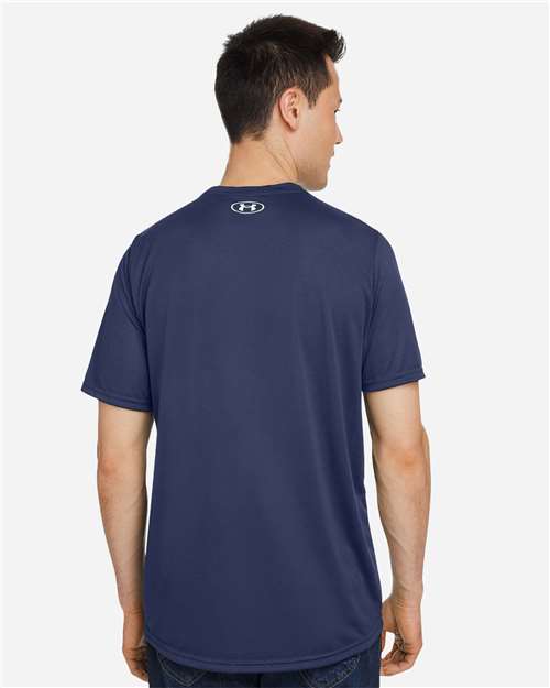 Under Armour Men's Team Tech™ T-Shirt - 1376842 Midnight Navy- White