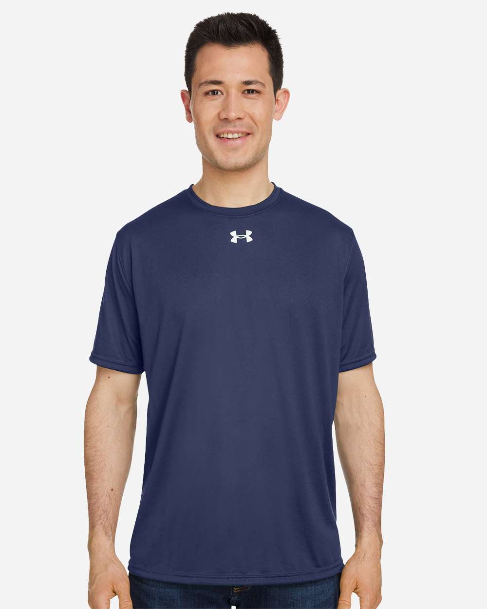 Under Armour Men's Team Tech™ T-Shirt - 1376842 Midnight Navy- White