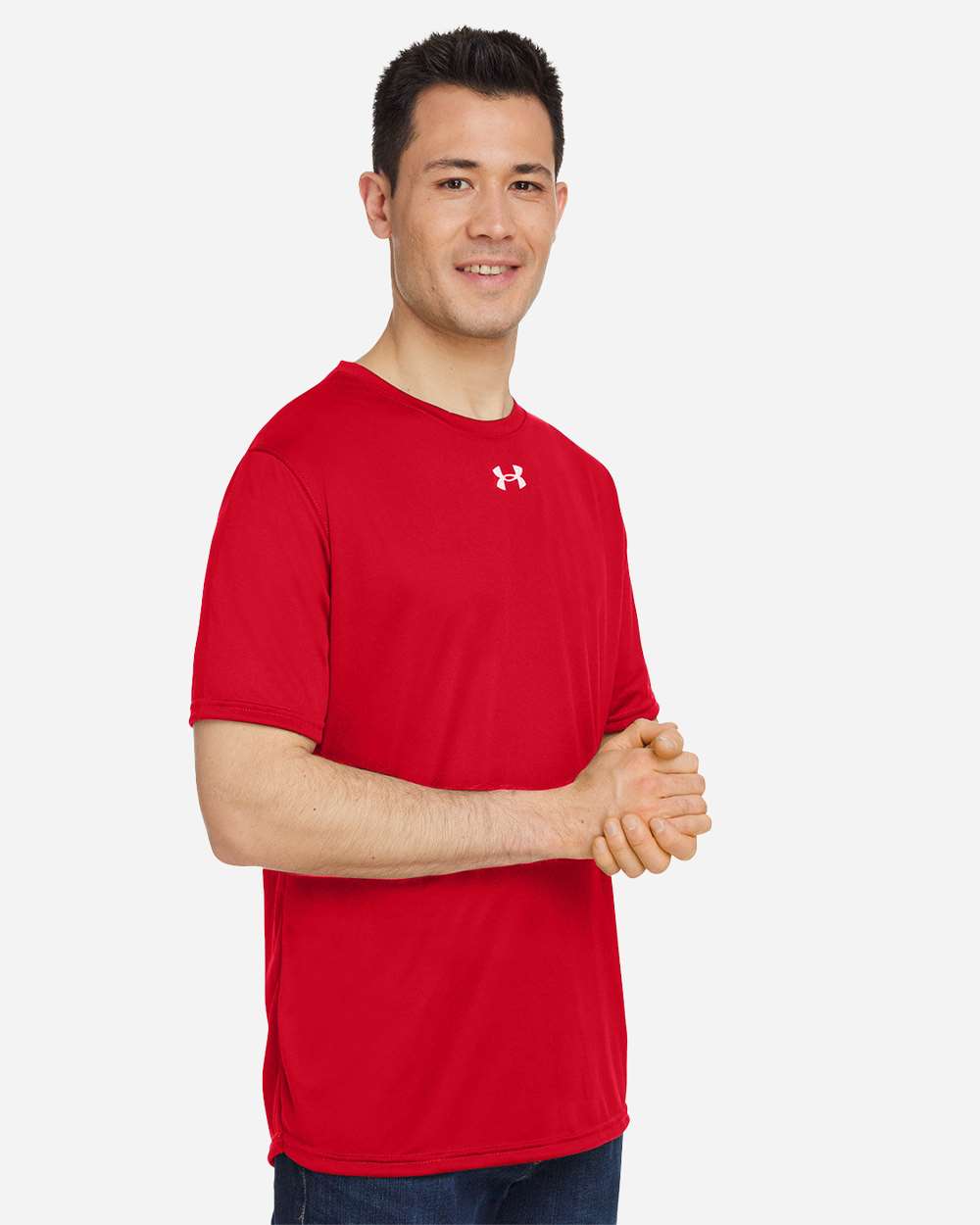 Under Armour Men's Team Tech™ T-Shirt - 1376842 Red- White