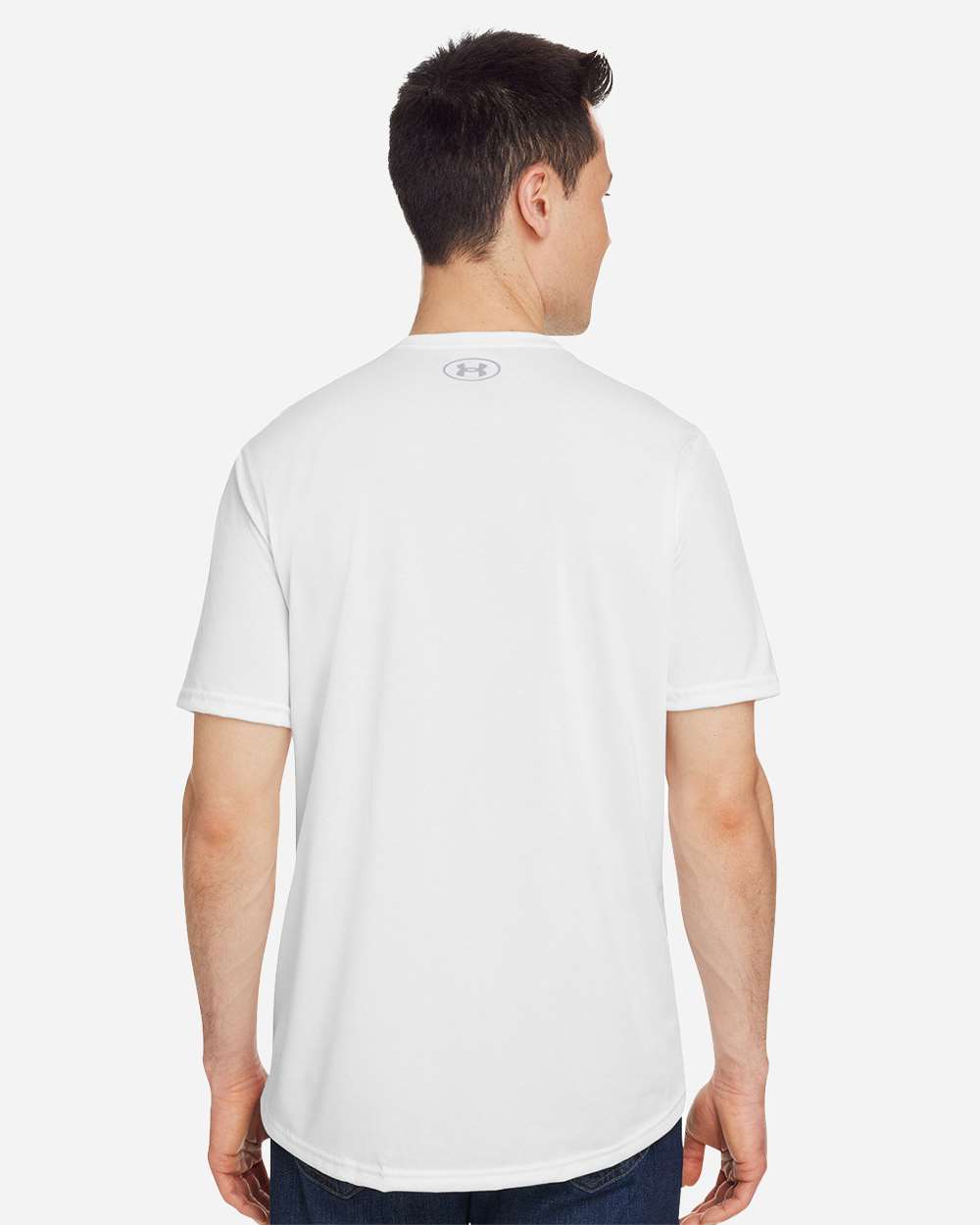 Under Armour Men's Team Tech™ T-Shirt - 1376842 White- Mod Grey