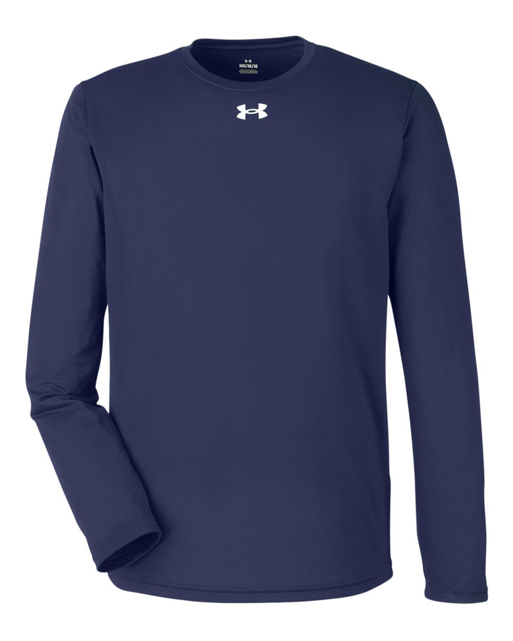 Under Armour Men's Team Tech™ Long Sleeve T-Shirt - 1376843 Midnight Navy- White