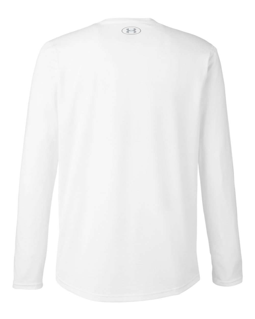 Under Armour Men's Team Tech™ Long Sleeve T-Shirt - 1376843 White- Mod Grey