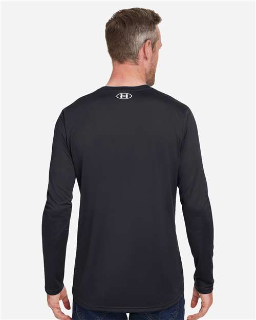 Under Armour Men's Team Tech™ Long Sleeve T-Shirt - 1376843 Black- White