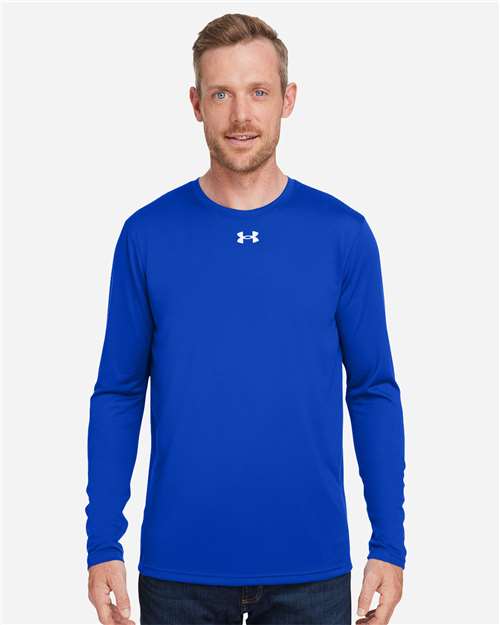 Under Armour Men's Team Tech™ Long Sleeve T-Shirt - 1376843 Royal- White
