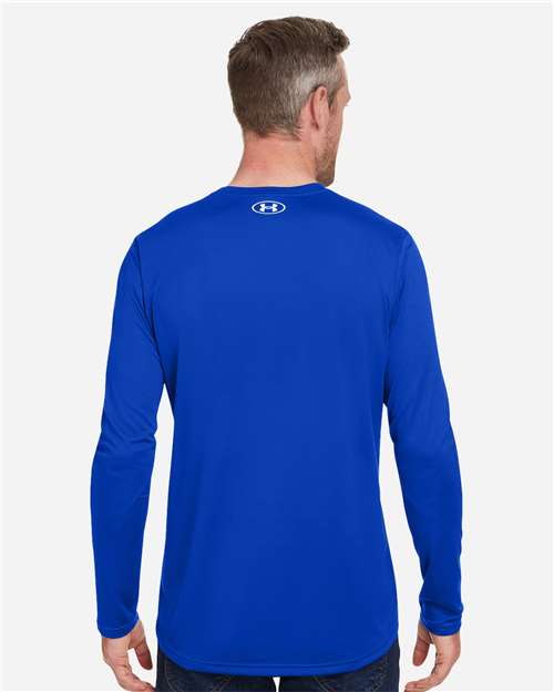 Under Armour Men's Team Tech™ Long Sleeve T-Shirt - 1376843 Royal- White