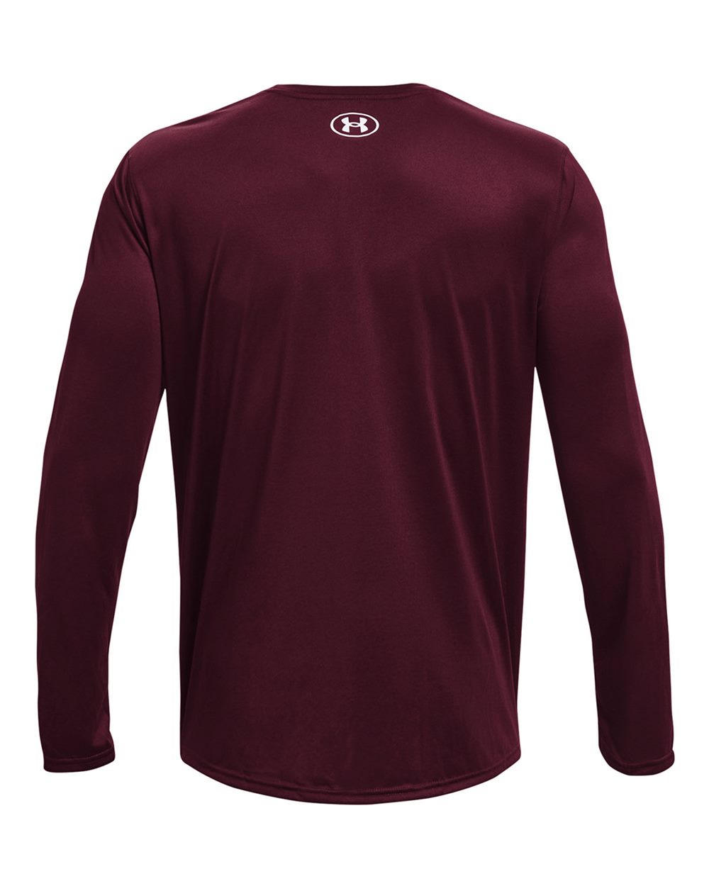 Under Armour Men's Team Tech™ Long Sleeve T-Shirt - 1376843 Maroon- White