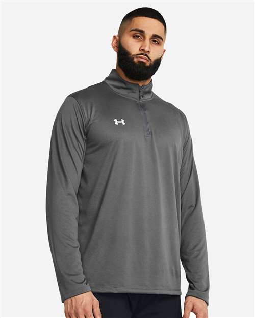 Under Armour Men's Team Tech™ Quarter-Zip Pullover - 1376844 Castlerock- White