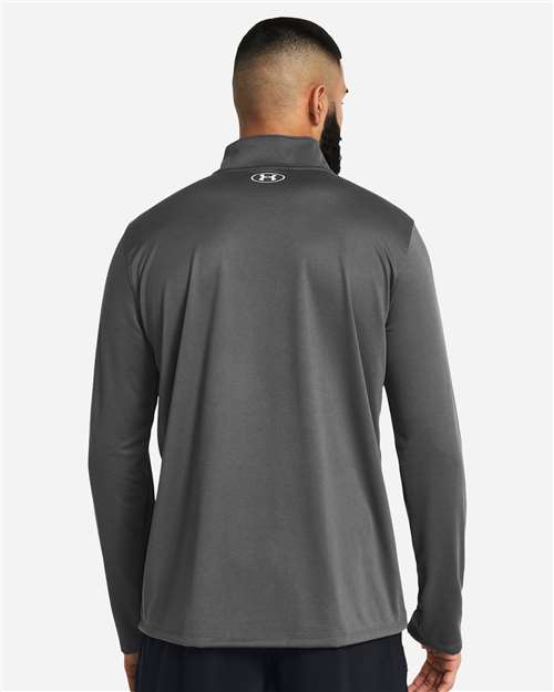Under Armour Men's Team Tech™ Quarter-Zip Pullover - 1376844 Castlerock- White