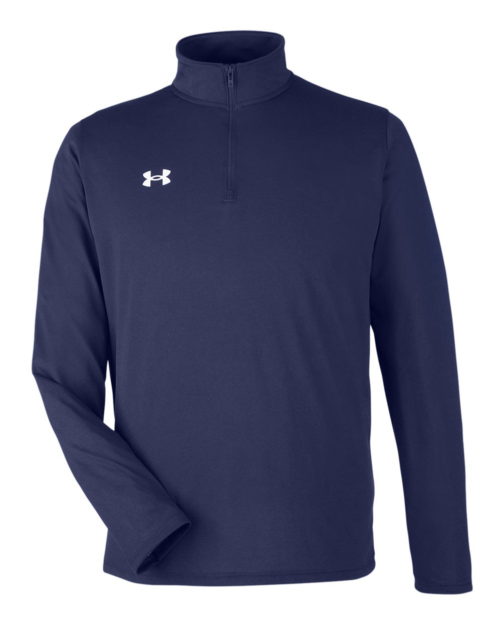 Under Armour Men's Team Tech™ Quarter-Zip Pullover - 1376844 Midnight Navy- White