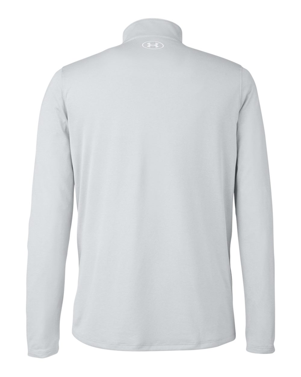 Under Armour Men's Team Tech™ Quarter-Zip Pullover - 1376844 Mod Grey Light Heather- White