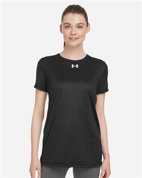 Under Armour Women's Team Tech™ T-Shirt - 1376847 Black- White