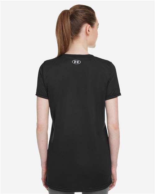 Under Armour Women's Team Tech™ T-Shirt - 1376847 Black- White