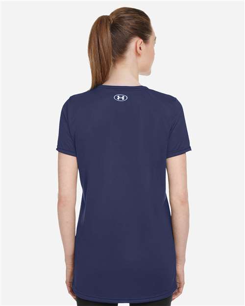 Under Armour Women's Team Tech™ T-Shirt - 1376847 Midnight Navy- White