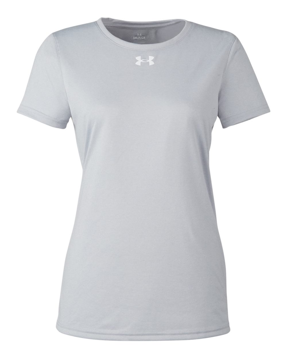 Under Armour Women's Team Tech™ T-Shirt - 1376847 Mod Grey Light Heather- White
