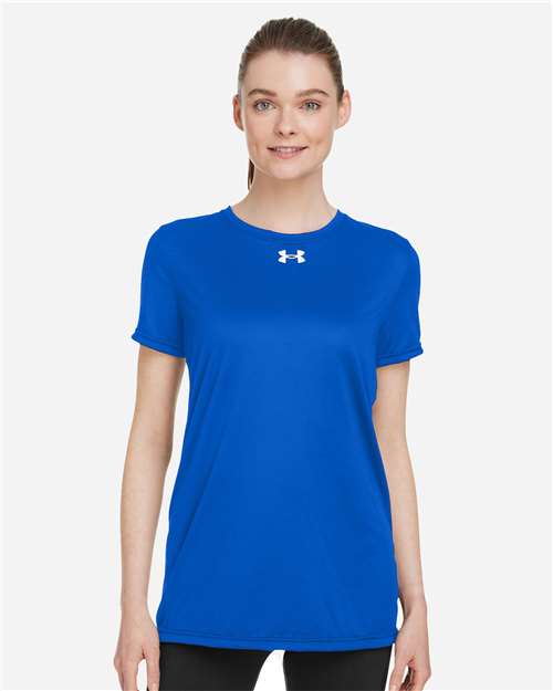 Under Armour Women's Team Tech™ T-Shirt - 1376847 Royal- White