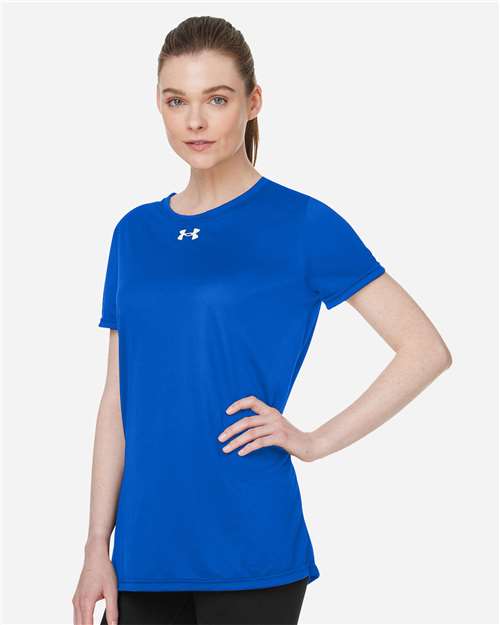 Under Armour Women's Team Tech™ T-Shirt - 1376847 Royal- White