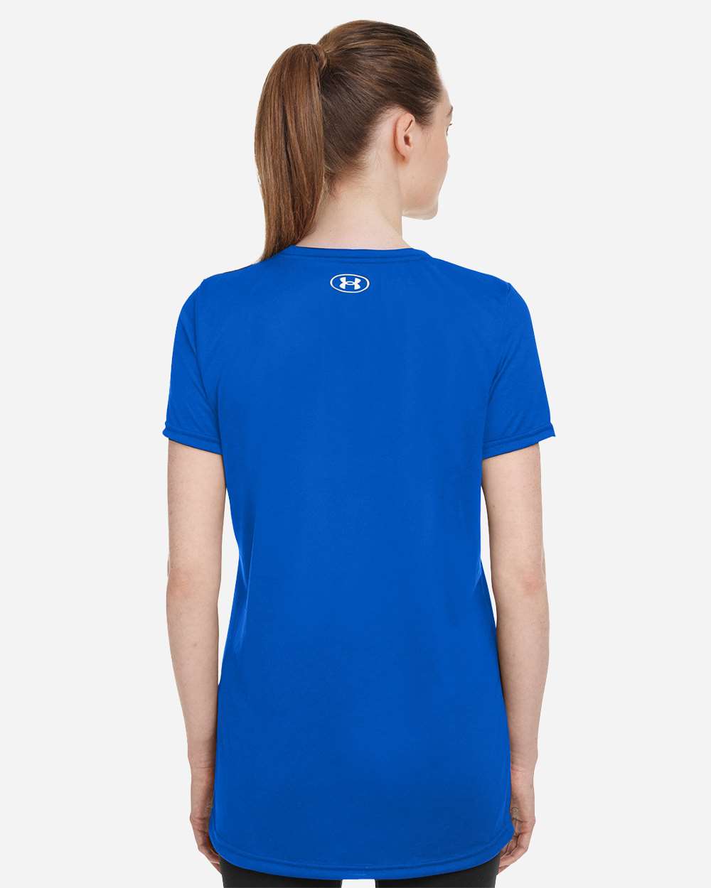Under Armour Women's Team Tech™ T-Shirt - 1376847 Royal- White