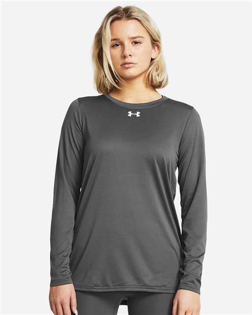 Under Armour Women's Team Tech™ Long Sleeve T-Shirt - 1376852 Castlerock- White