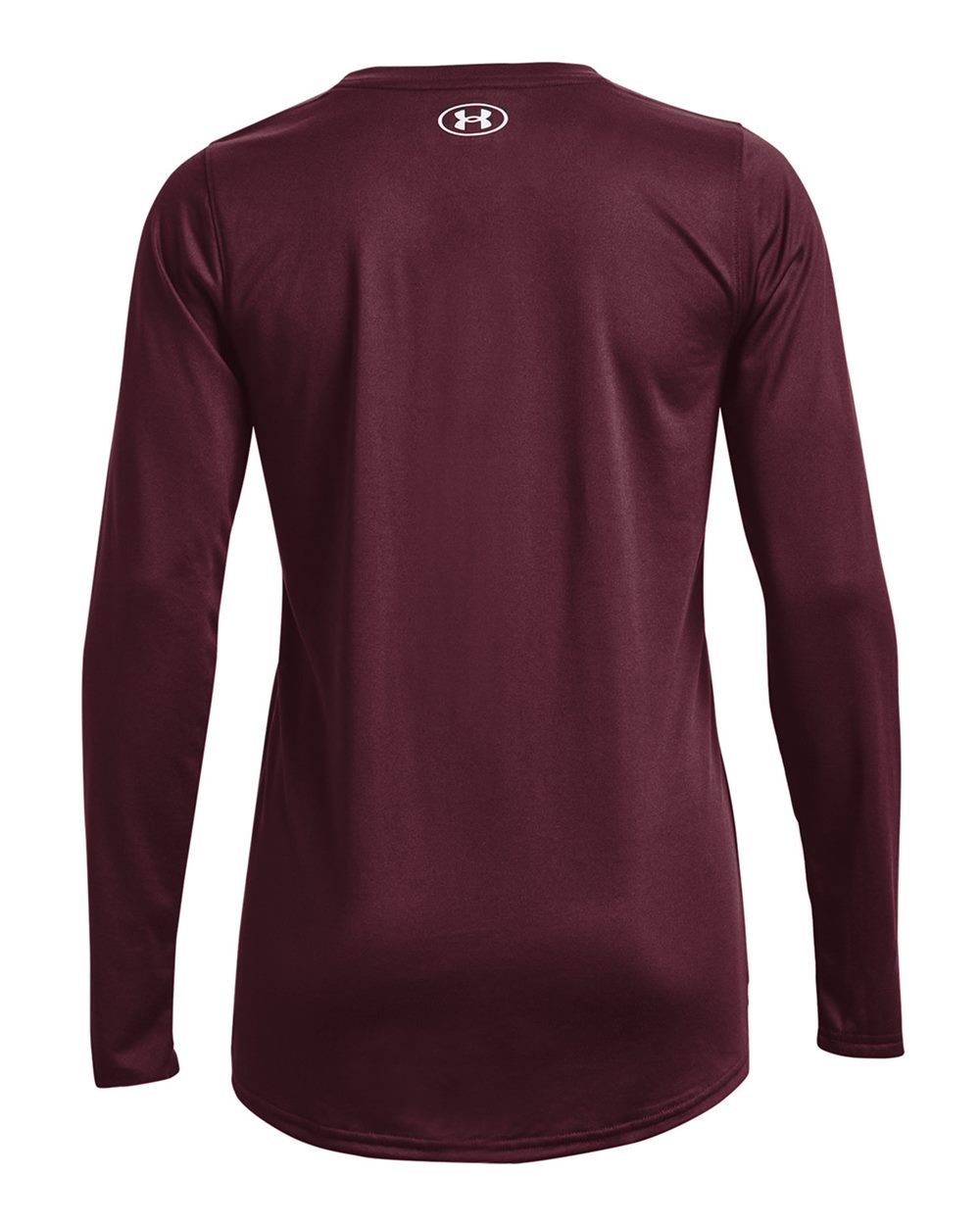 Under Armour Women's Team Tech™ Long Sleeve T-Shirt - 1376852 Maroon- White