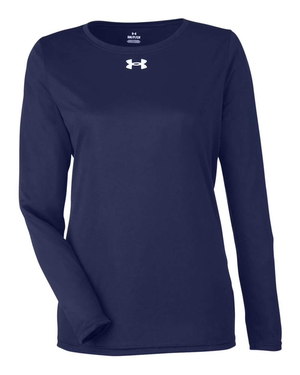 Under Armour Women's Team Tech™ Long Sleeve T-Shirt - 1376852 Midnight Navy- White