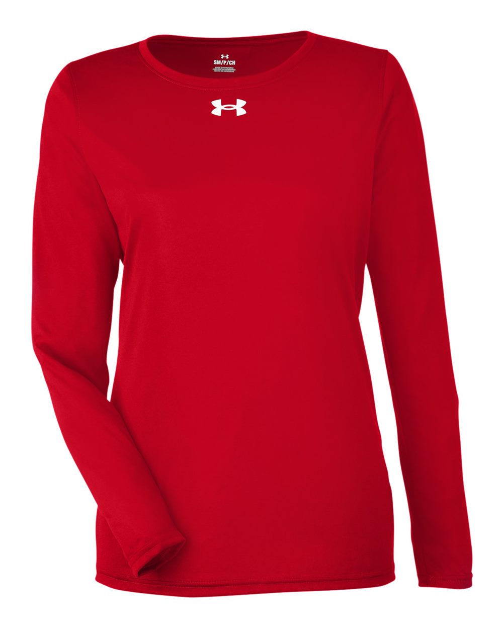 Under Armour Women's Team Tech™ Long Sleeve T-Shirt - 1376852 Red- White