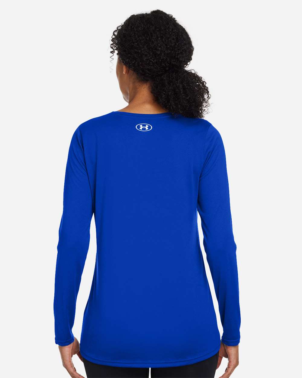 Under Armour Women's Team Tech™ Long Sleeve T-Shirt - 1376852 Royal- White