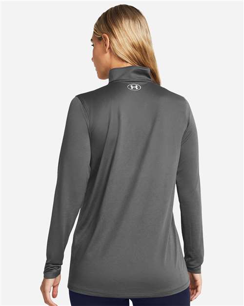 Under Armour Women's Team Tech™ Half-Zip Pullover - 1376862 Castlerock- White