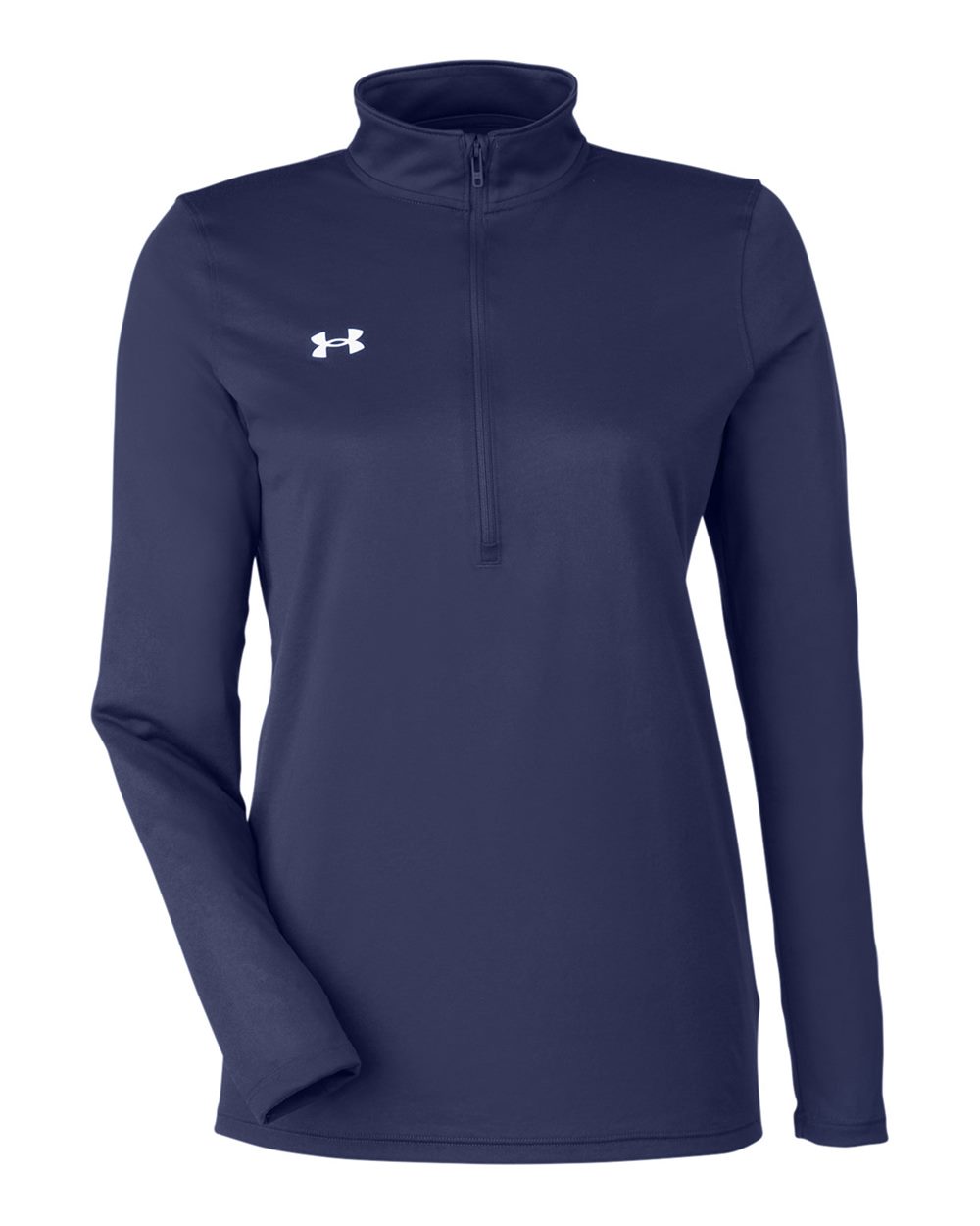 Under Armour Women's Team Tech™ Half-Zip Pullover - 1376862 Midnight Navy- White