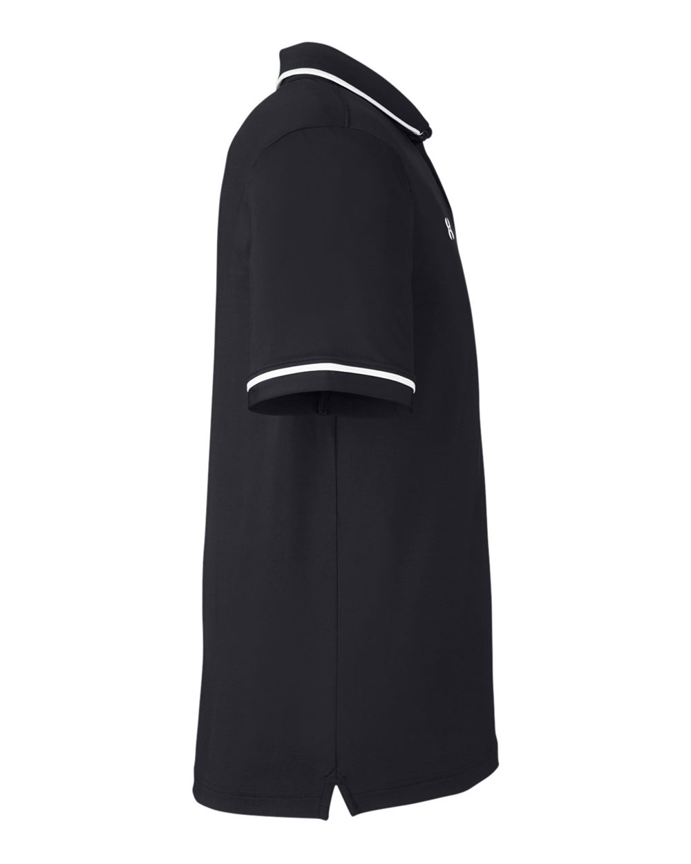 Under Armour Men's Tipped Teams Performance Polo - 1376904 Black- White