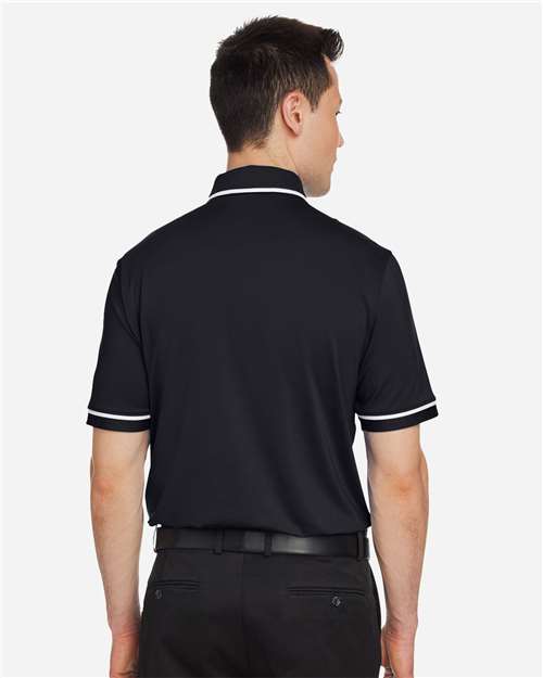 Under Armour Men's Tipped Teams Performance Polo - 1376904 Black- White