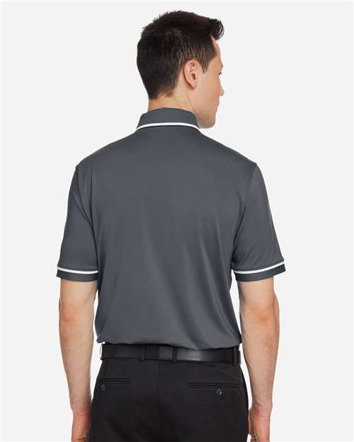 Under Armour Men's Tipped Teams Performance Polo - 1376904 CS Grey Light Heather- White
