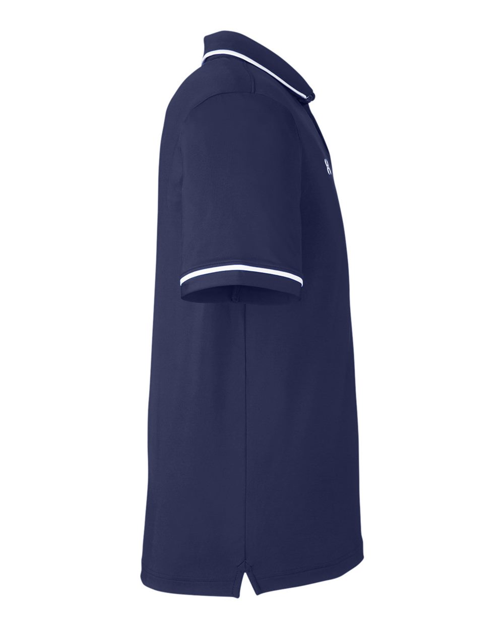 Under Armour Men's Tipped Teams Performance Polo - 1376904 Midnight Navy- White