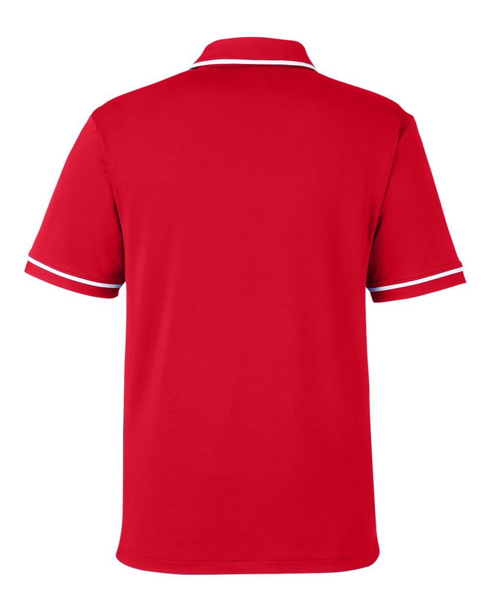 Under Armour Men's Tipped Teams Performance Polo - 1376904 Red- White