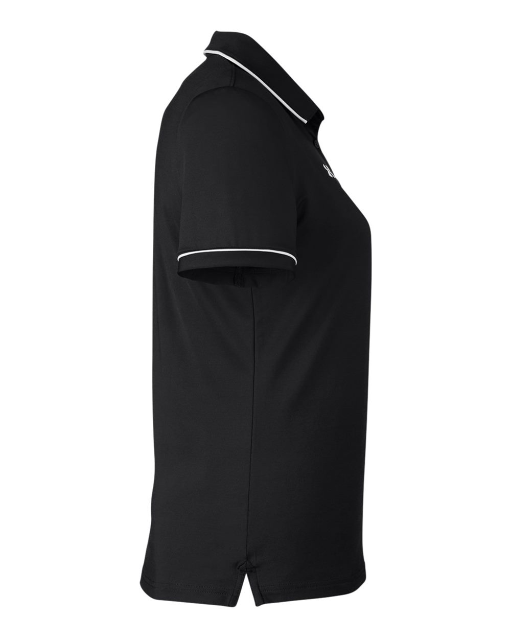 Under Armour Women's Tipped Teams Performance Polo - 1376905 Black- White
