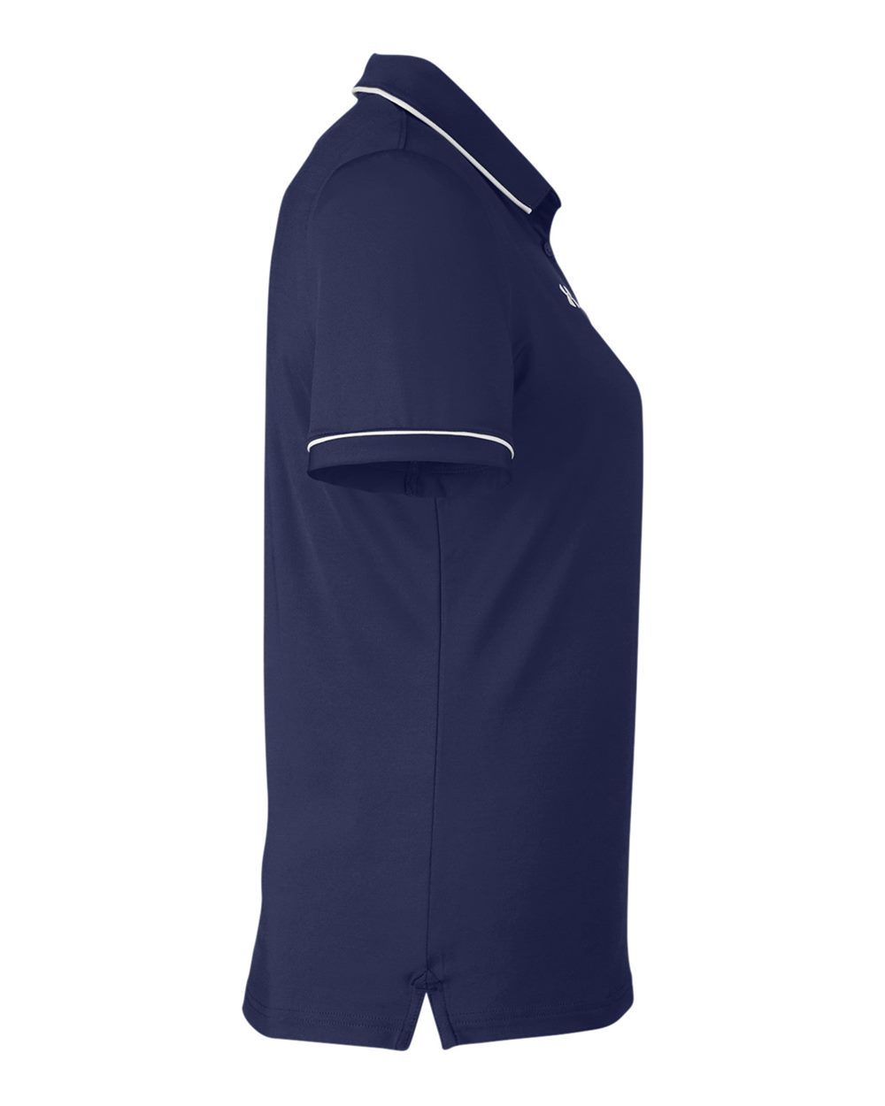 Under Armour Women's Tipped Teams Performance Polo - 1376905 Midnight Navy- White