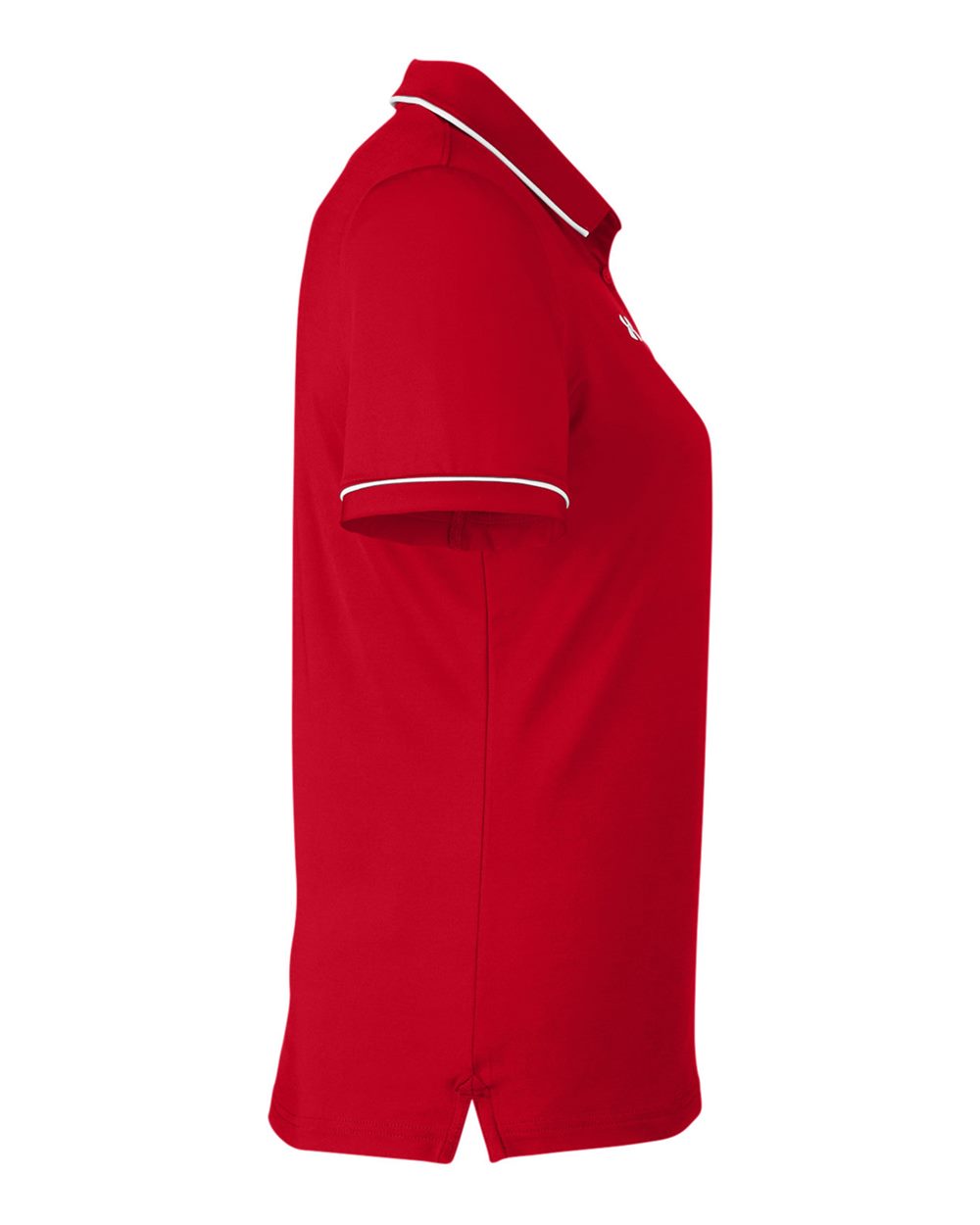 Under Armour Women's Tipped Teams Performance Polo - 1376905 Red- White
