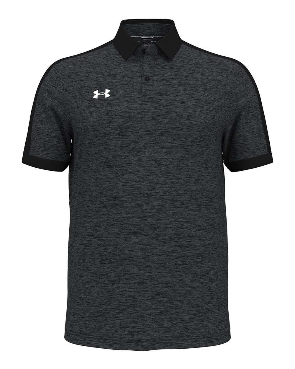 Under Armour Men's Trophy Level Polo - 1376907 Black- White
