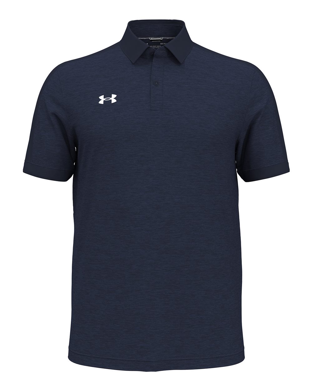 Under Armour Men's Trophy Level Polo - 1376907 Midnight Navy- White