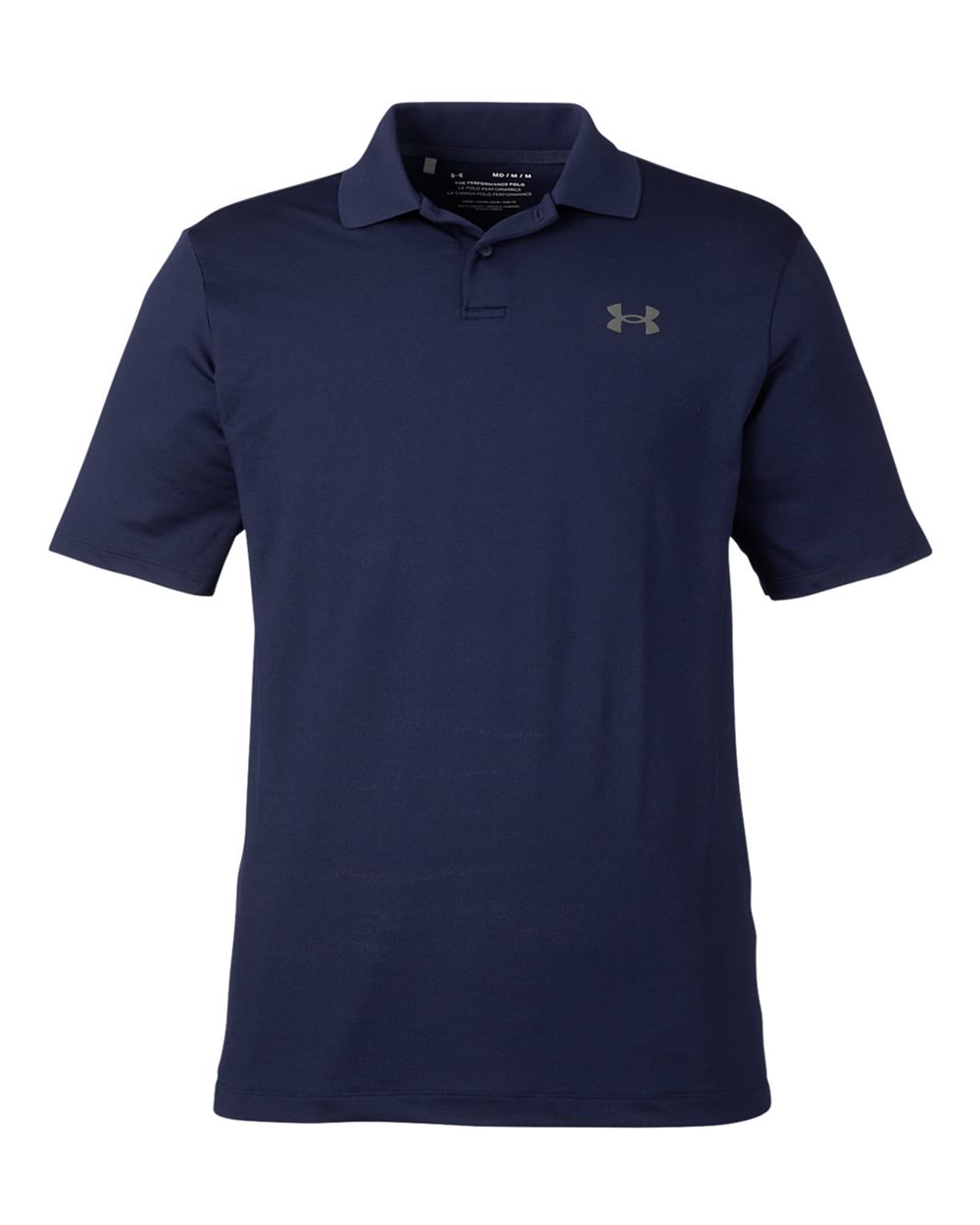 Under Armour Men's Performance 3.0 Golf Polo - 1377374 Midnight Navy- Pitch Grey