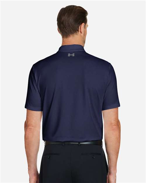 Under Armour Men's Performance 3.0 Golf Polo - 1377374 Midnight Navy- Pitch Grey