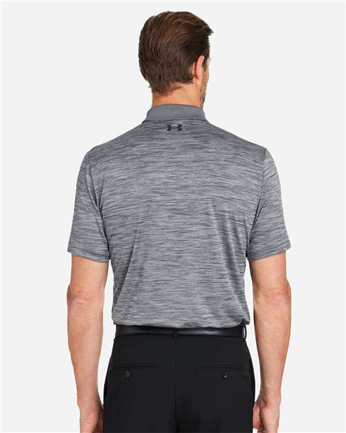 Under Armour Men's Performance 3.0 Golf Polo - 1377374 Pitch Grey- Black