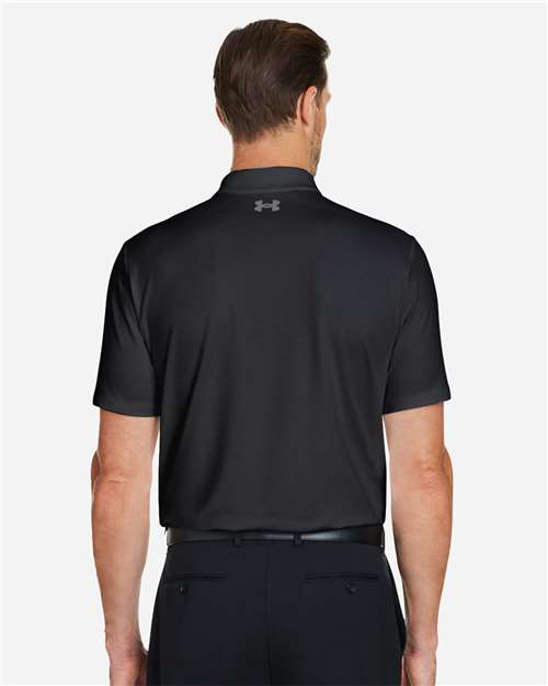 Under Armour Men's Performance 3.0 Golf Polo - 1377374 Black- PTC Grey