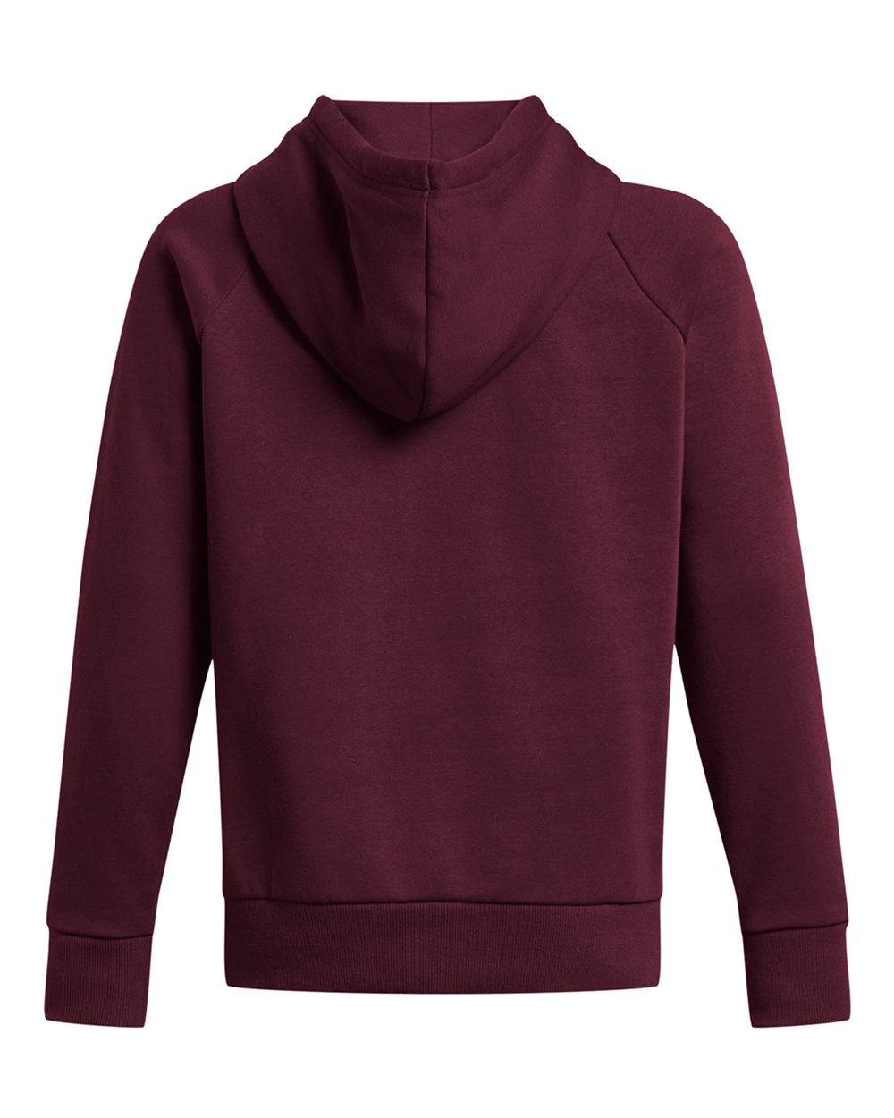 Under Armour Women's Rival Fleece Hooded Sweatshirt - 1379500 Maroon- White