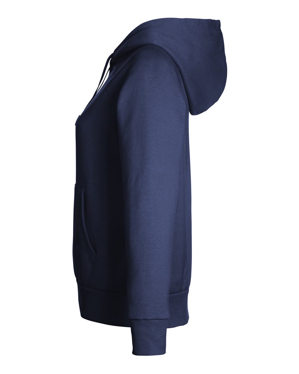 Under Armour Women's Rival Fleece Hooded Sweatshirt - 1379500 Midnight Navy- White