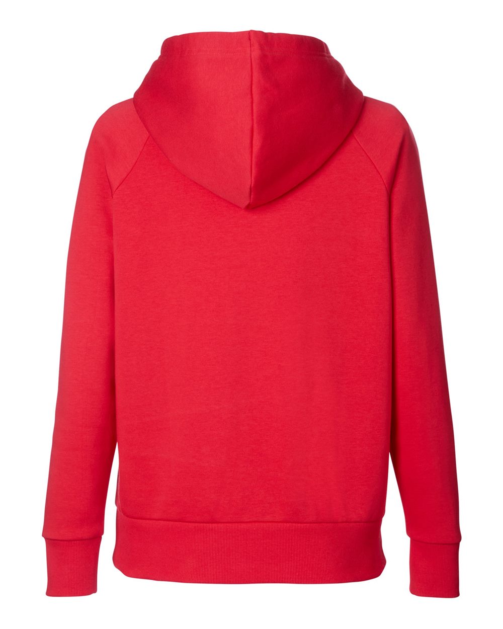 Under Armour Women's Rival Fleece Hooded Sweatshirt - 1379500 Red- White